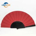 Personalized portable plastic folding hand fan in low moq